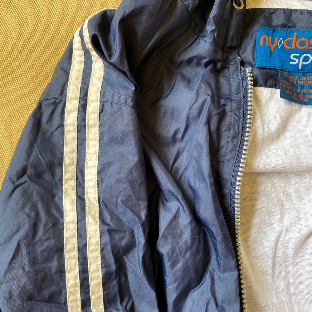 Sporty Nylon & Cotton Jacket